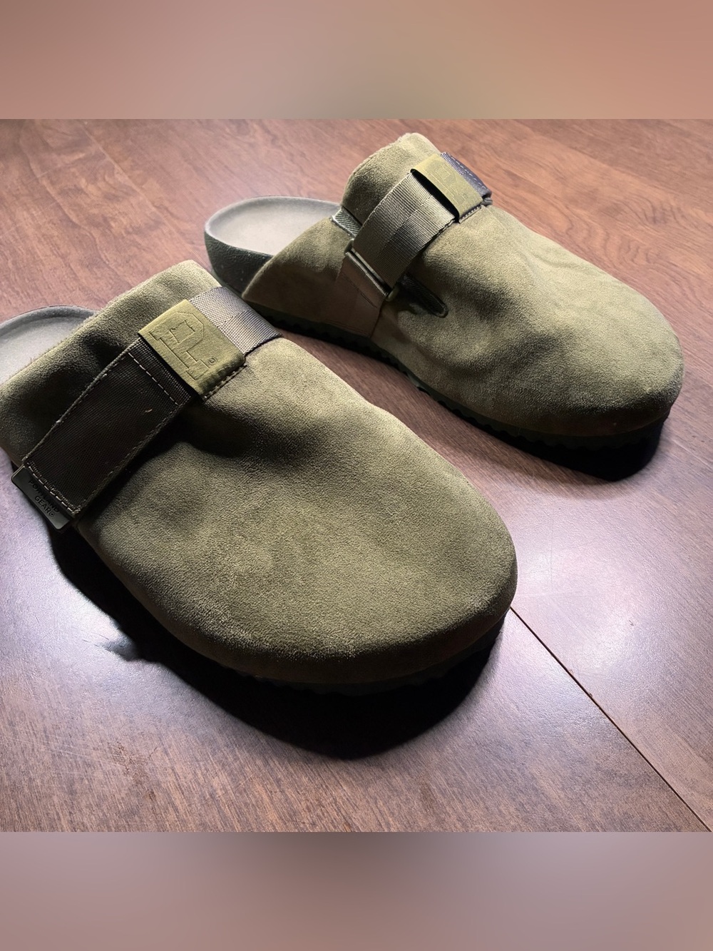 Portland Gear Men's Haven Mule Slipper Olive Size 12